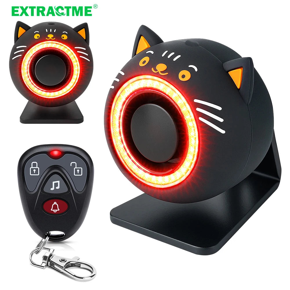 Extractme 120dB Wireless Car Alarm Automobile Protection System Device 3-Levels Sensitivity Vehicle Alarm System Car Accessories
