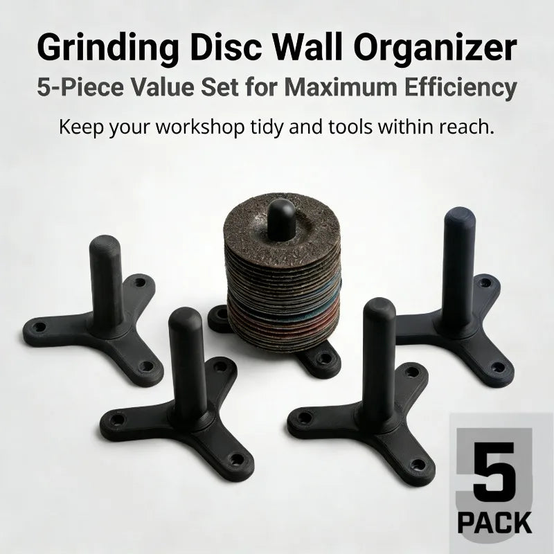 Wall Holders for Compatible 125mm Grinders, 5 Pieces