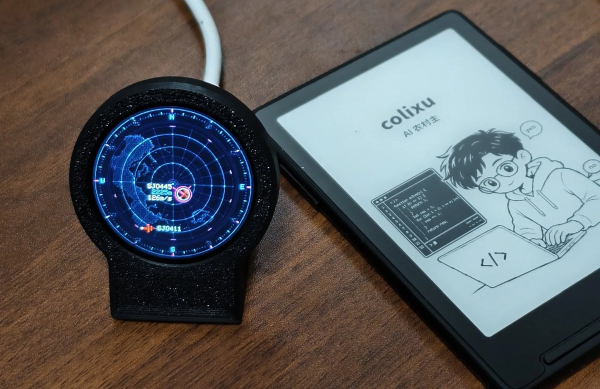 USB-C stolní radar s živým sledováním letu ADS-B