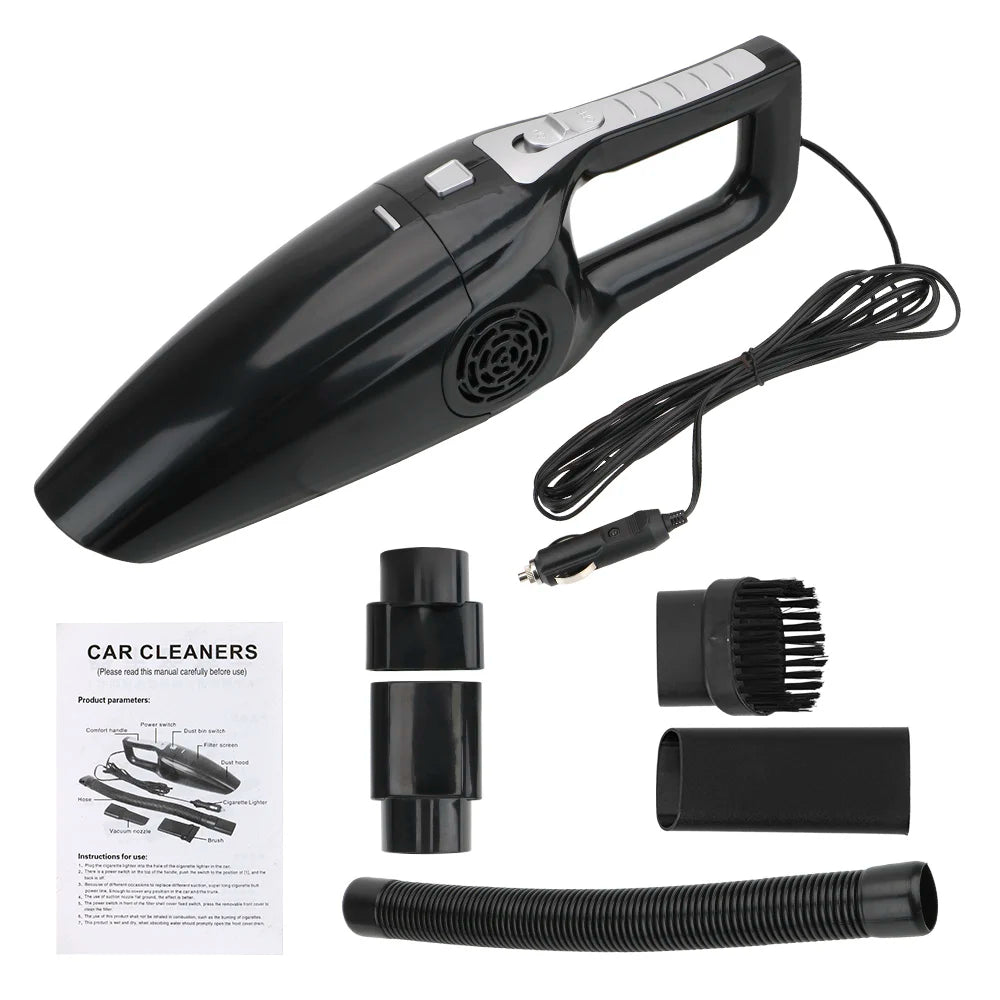 12 V Handheld Car Vacuum - 5 m Power Cord