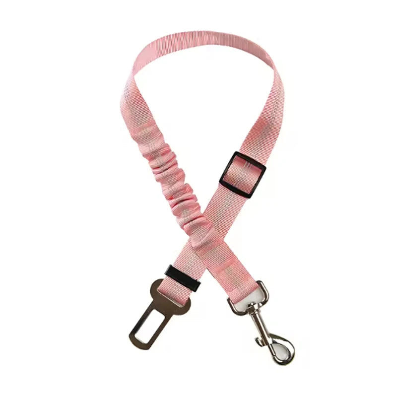 Dog Car Safety Belt with Reflective Damping Design