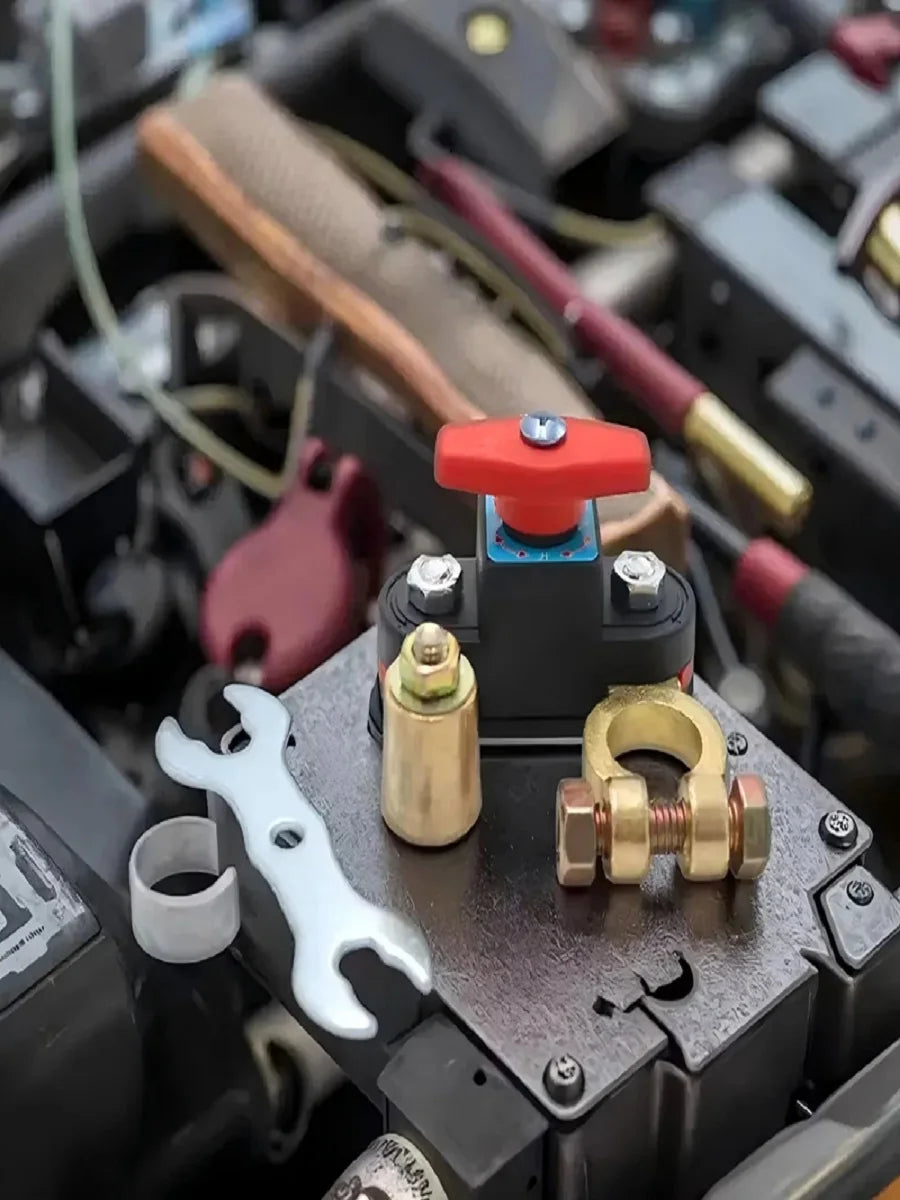 Car Battery Cut Off Switch Disconnect Automatic Circuit Breaker Anti-Leakage Switch Isolator For Cars Truck 12V/24V  ﻿