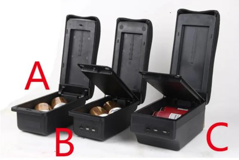Universal Car Armrest Box with Storage