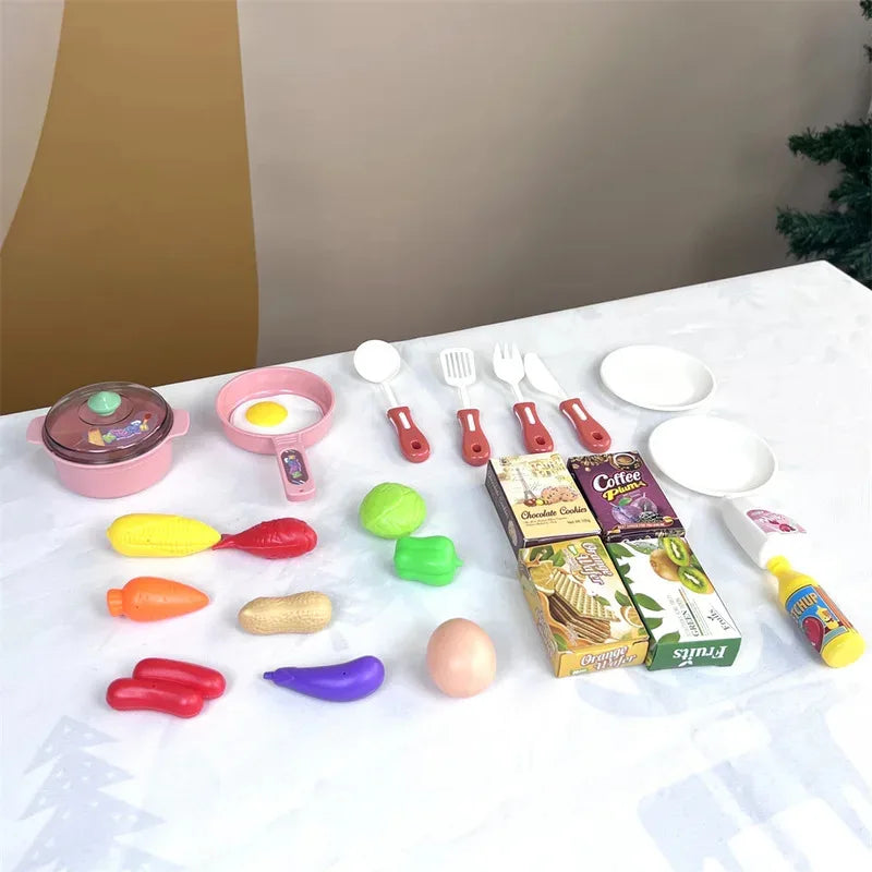Children's Pretend-Play Kitchen Set