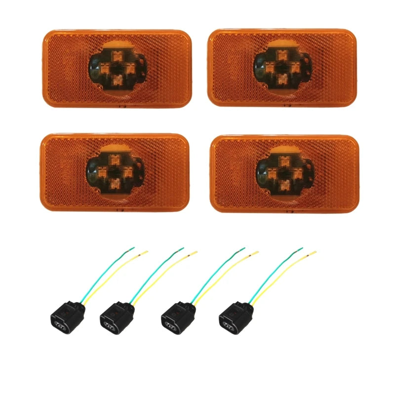 24V LED Side Lights For Volvo Truck FH FM FL Marker Lamp Clearances Light Amber 20789440 20398660 82392733 Accessories