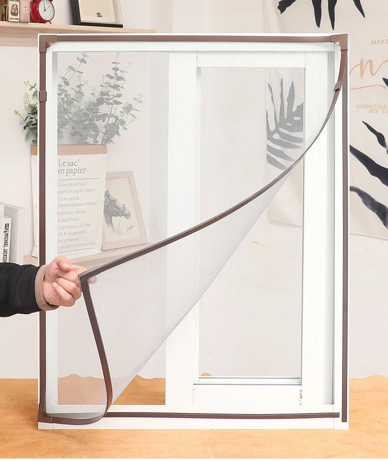 Removable Magnetic Window Insect Screen Kit