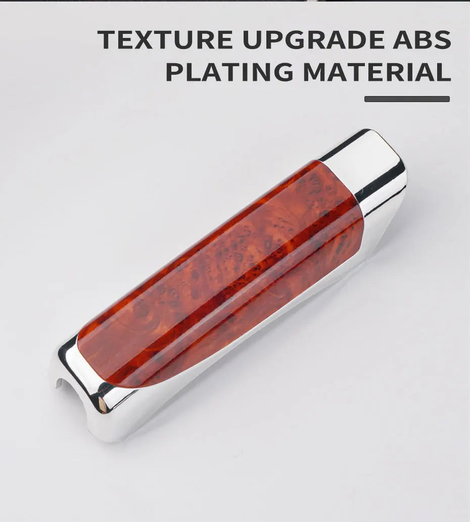 SEAMETAL Car Hand Brake Cover Handbrake Grips Protection Cover Carbon Fiber Parking Brake Decoration Shell Interior Accessories