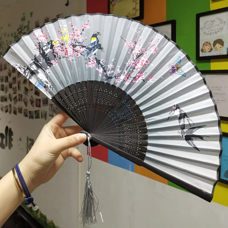 Folding Bamboo Hand Fan in Chinese Style
