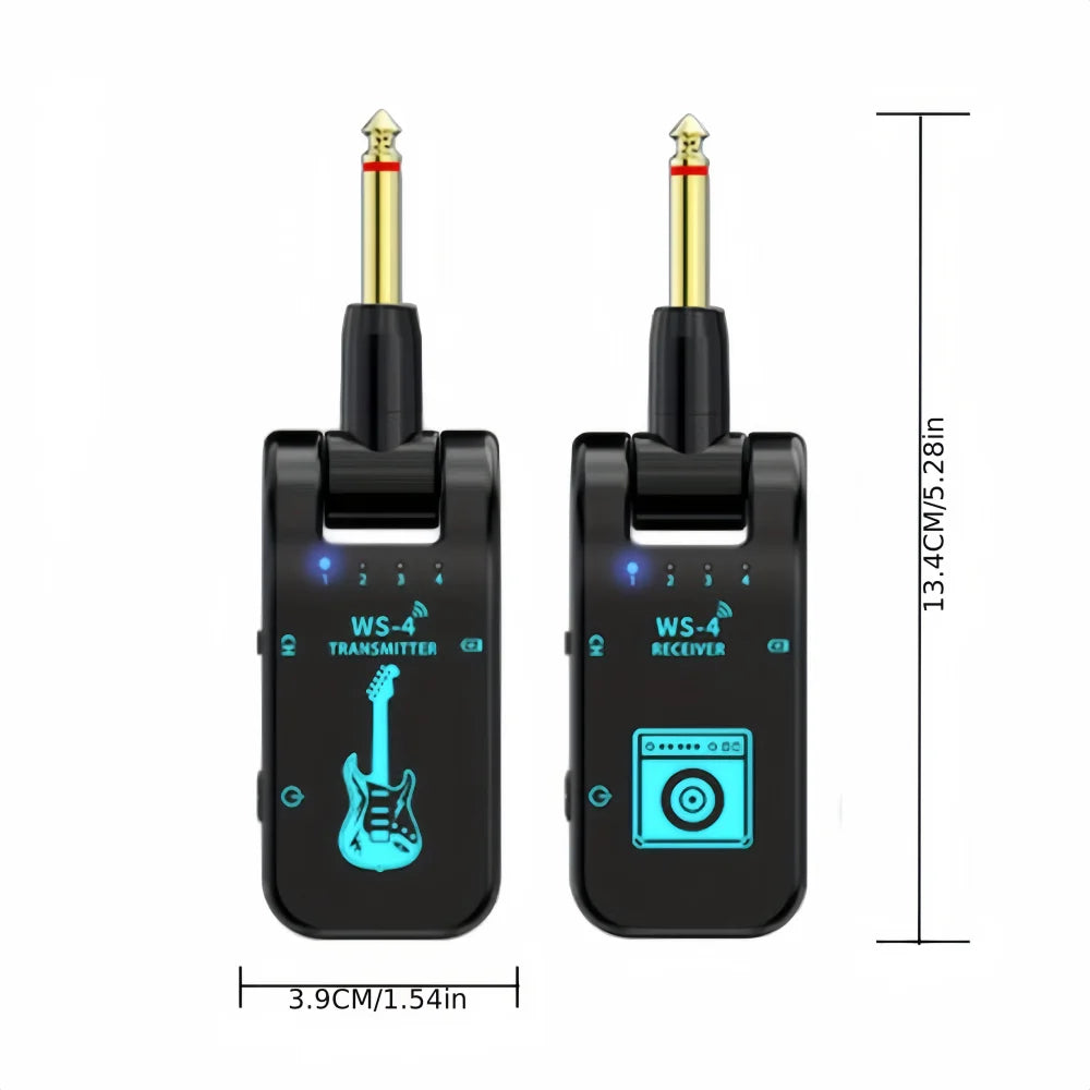 2.4GHz Wireless Guitar Transmitter and Receiver