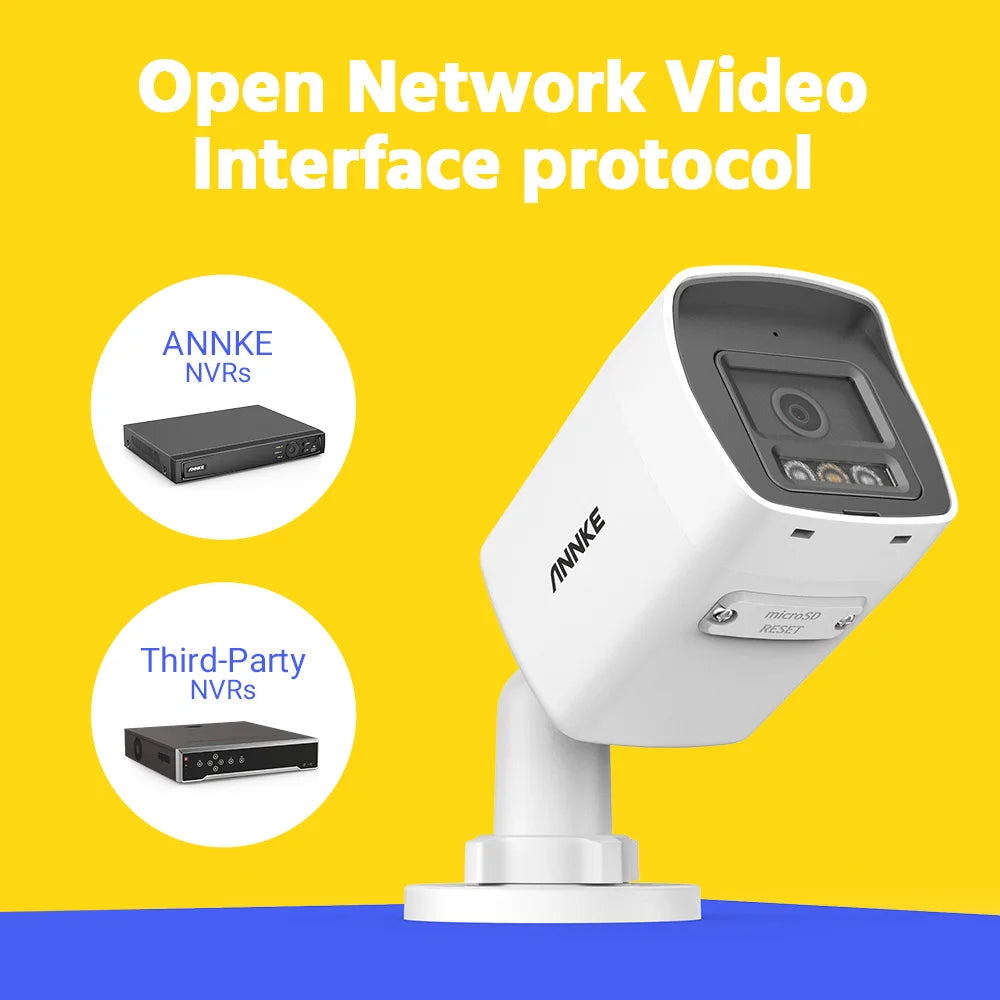 ANNKE 4K Smart Dual Light Bullet Security Camera, 8MP