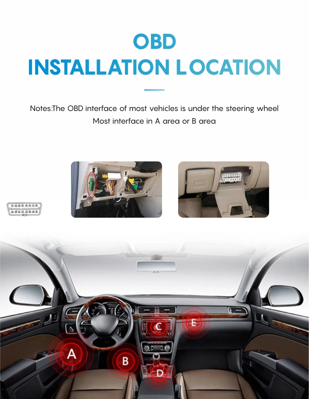 Mini OBD GPS Tracker With On-Board Diagnostics Real-time Tracking Multiple Alerts Driver Behaviors Locator DK22 2G