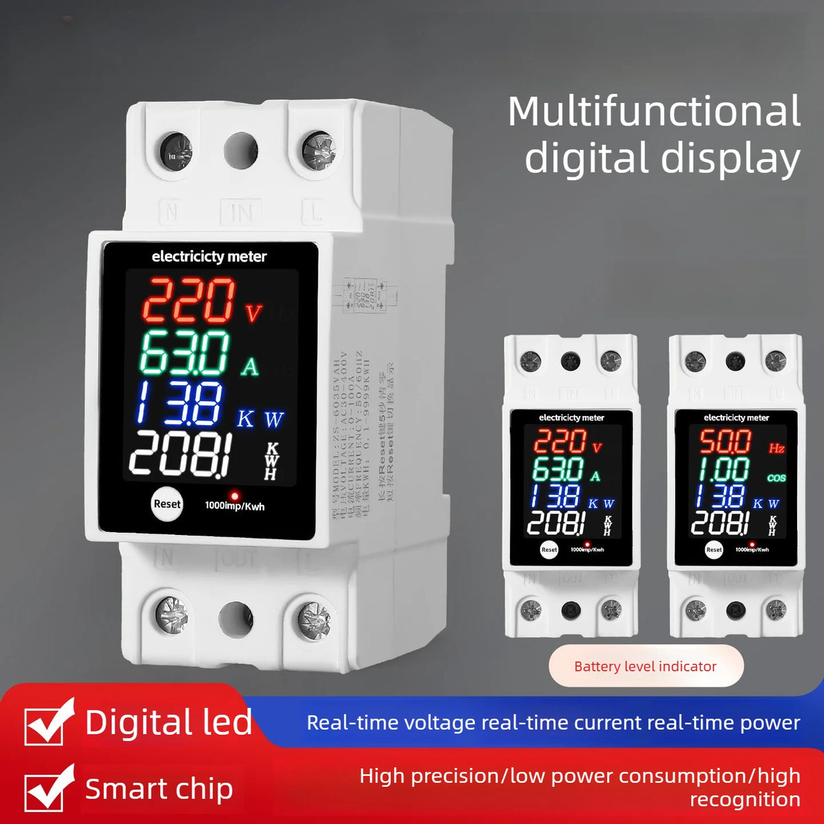 DIN-Rail Digital Energy Meter