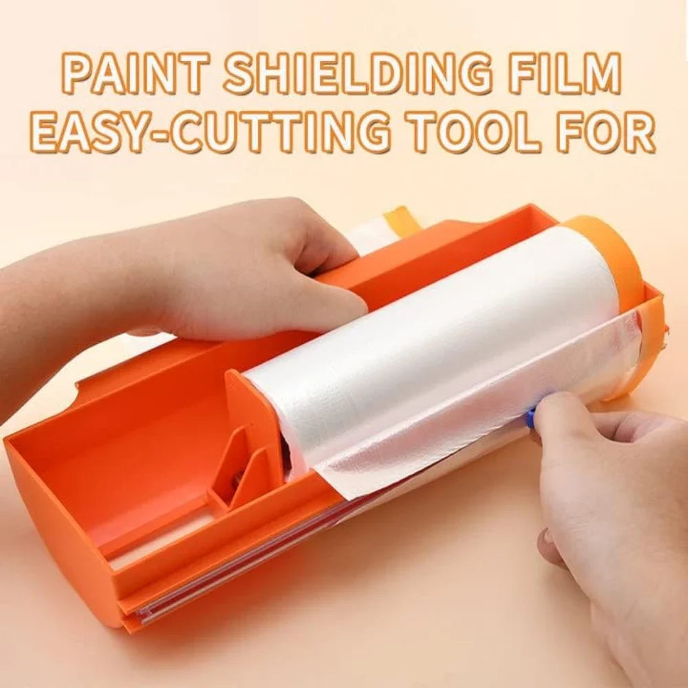 Maskeringsfilm-dispenser og kutter