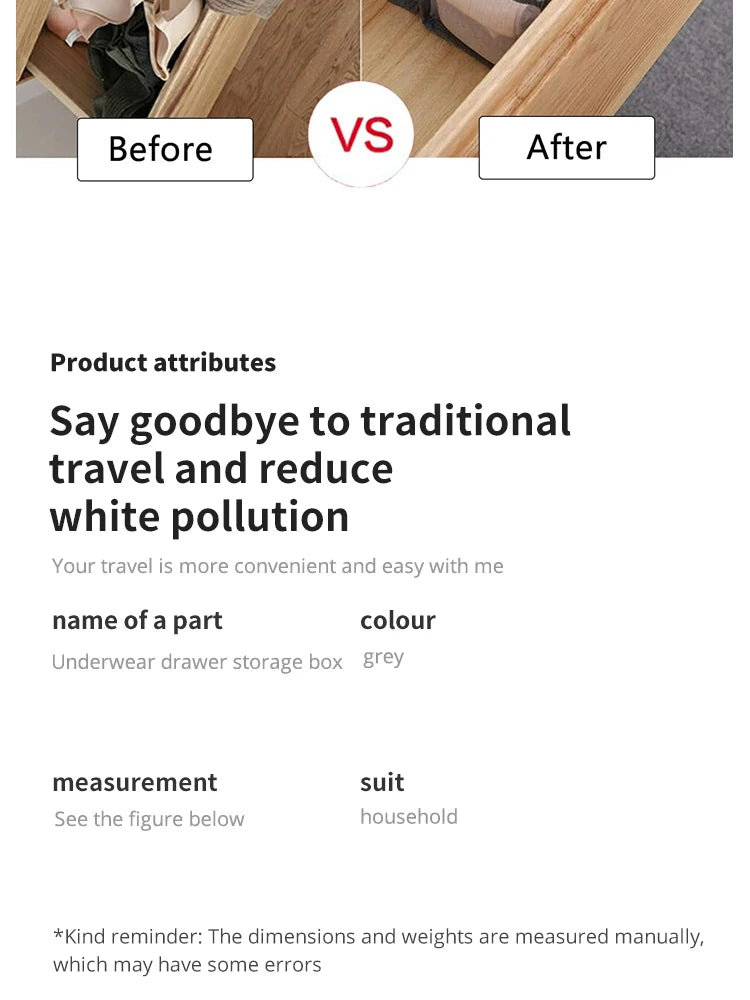 11 Compartment Home Collapsible Underwear Storage Box Nylon Organizing Dormitory Storage Bra Organizing Breathable Mesh Bag 