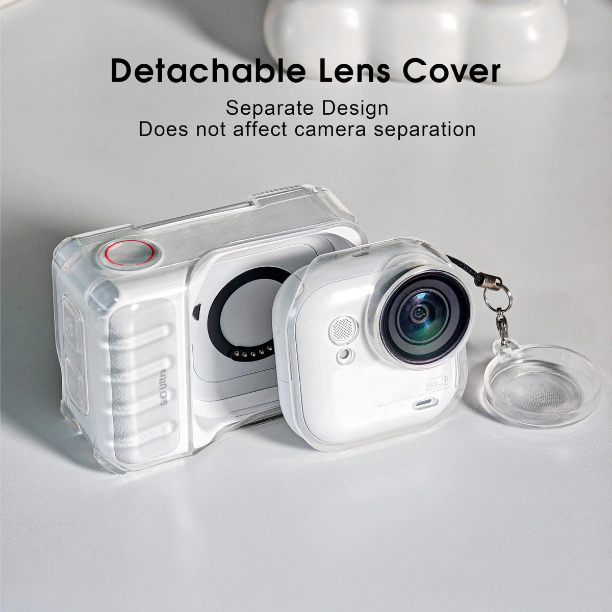 TPU Protective Case for Insta360 GO Ultra with Lens Cap