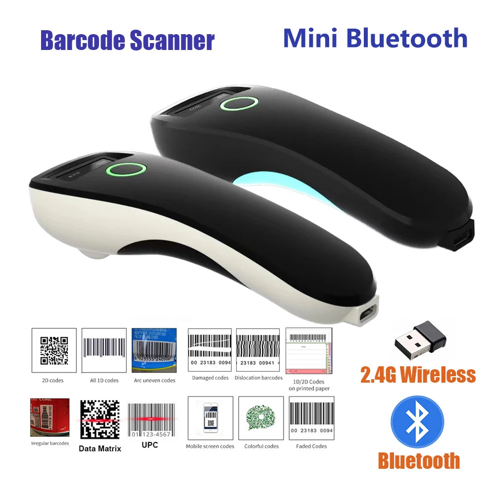 Lector de código de barras portátil TD-W6 con Bluetooth