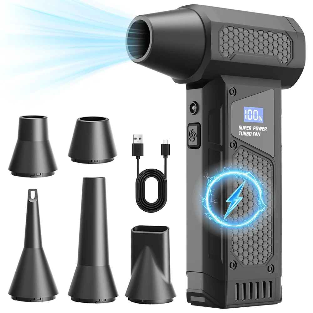 Rechargeable Air Duster with Digital Display