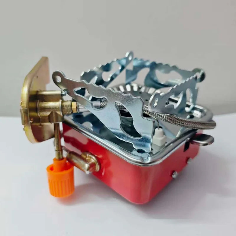 Portable Foldable Windproof Gas Stove for Camping and Hiking