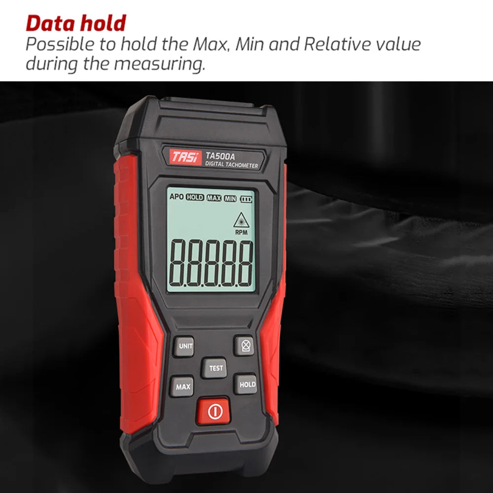 TA500A/B/C Digital Tachometer, Contact & Optical Options