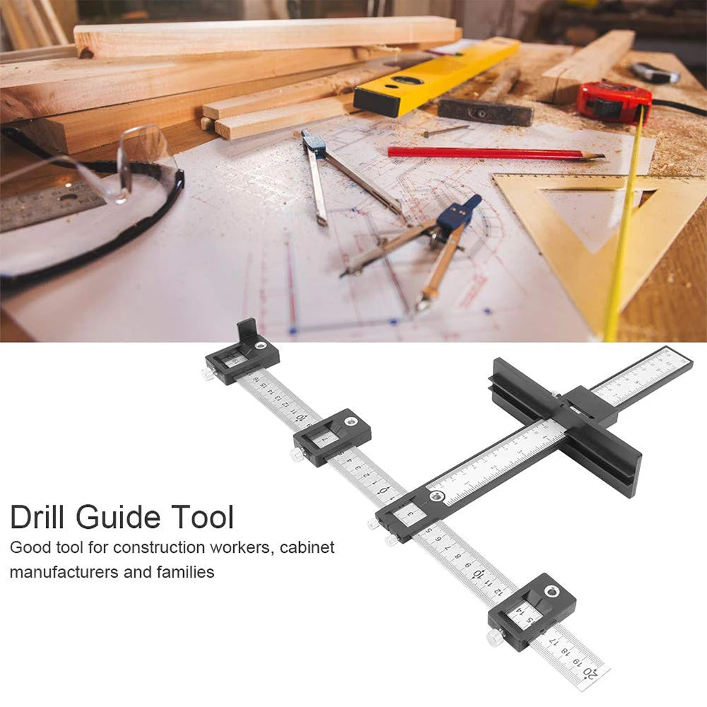 Adjustable Cabinet Handle Drilling Guide