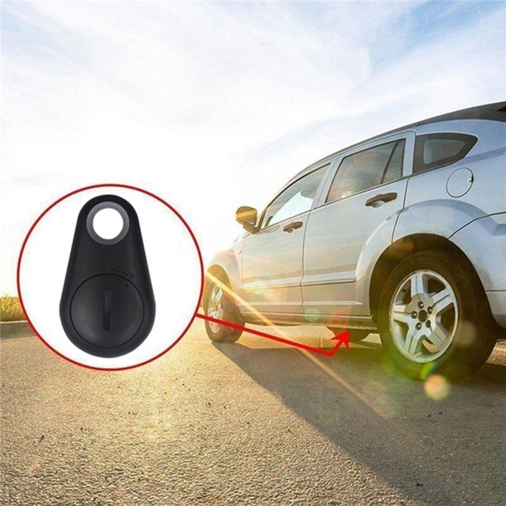 Mini Fashion Smart Dog Pets Bluetooth 4.0 GPS Tracker Anti-lost Alarm Tag Wireless Child Bag Wallet Key Finder Locator 