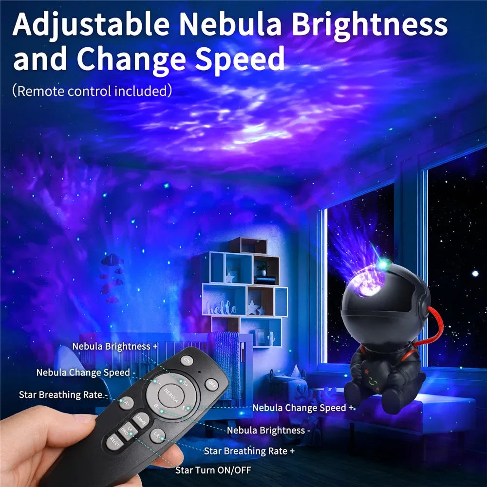 Galaxy Projector Led Night Light Star Projector Astronaut Projector Galaxy Light for Home Decorative Bedroom Children Kids Gift 