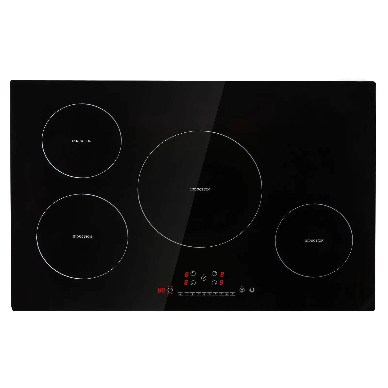 30-Inch Built-In 4-Burner Induction Cooktop with Touch Control