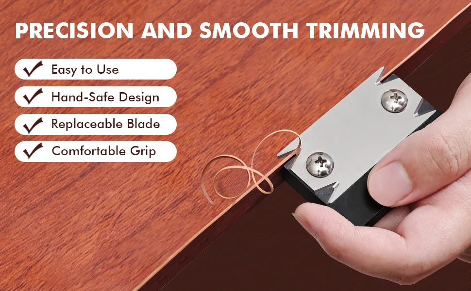 Trimmer Wood Chamfering Fillet Scraper Board Deburring Tool Trimming knife Woodworking Edge Corner Planer Specialty Edge Banding 