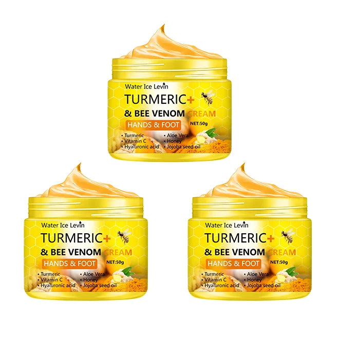Turmeric Bee Venom Anti-Drying Crack Foot Cream Hand Cracked Repair Skin Removal Care Cream Dead Feet Hand Skin 