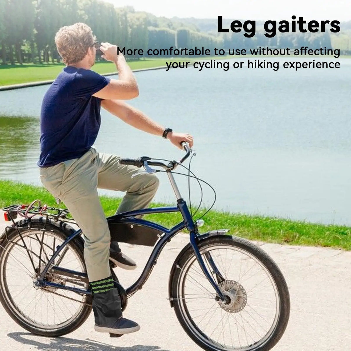 Adjustable Trail Running Ankle Gaiters, Pair
