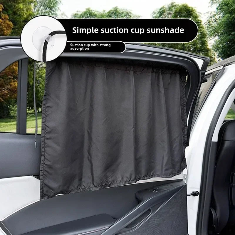 Cartoon Car Window Sunshade with Suction Cups for Kids
