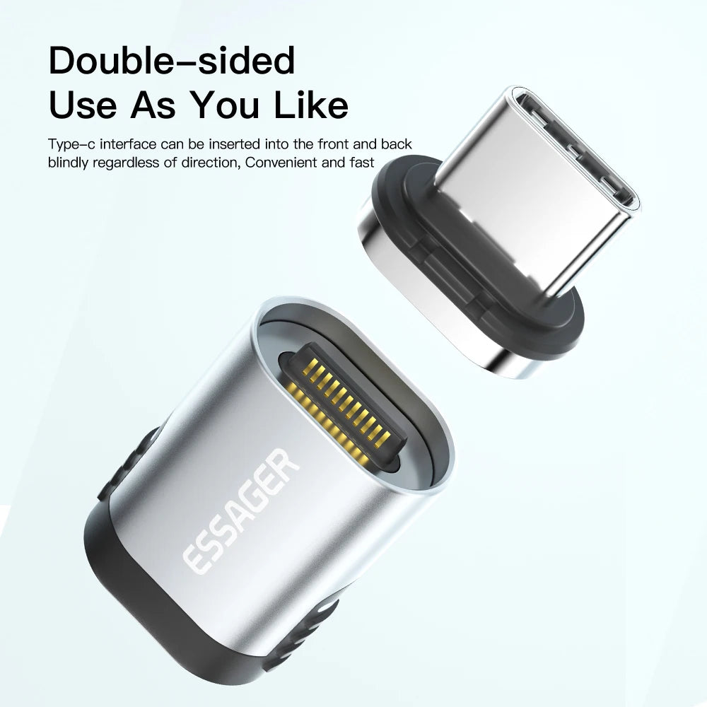Adaptateur USB-C magnétique à 24 broches, 100W