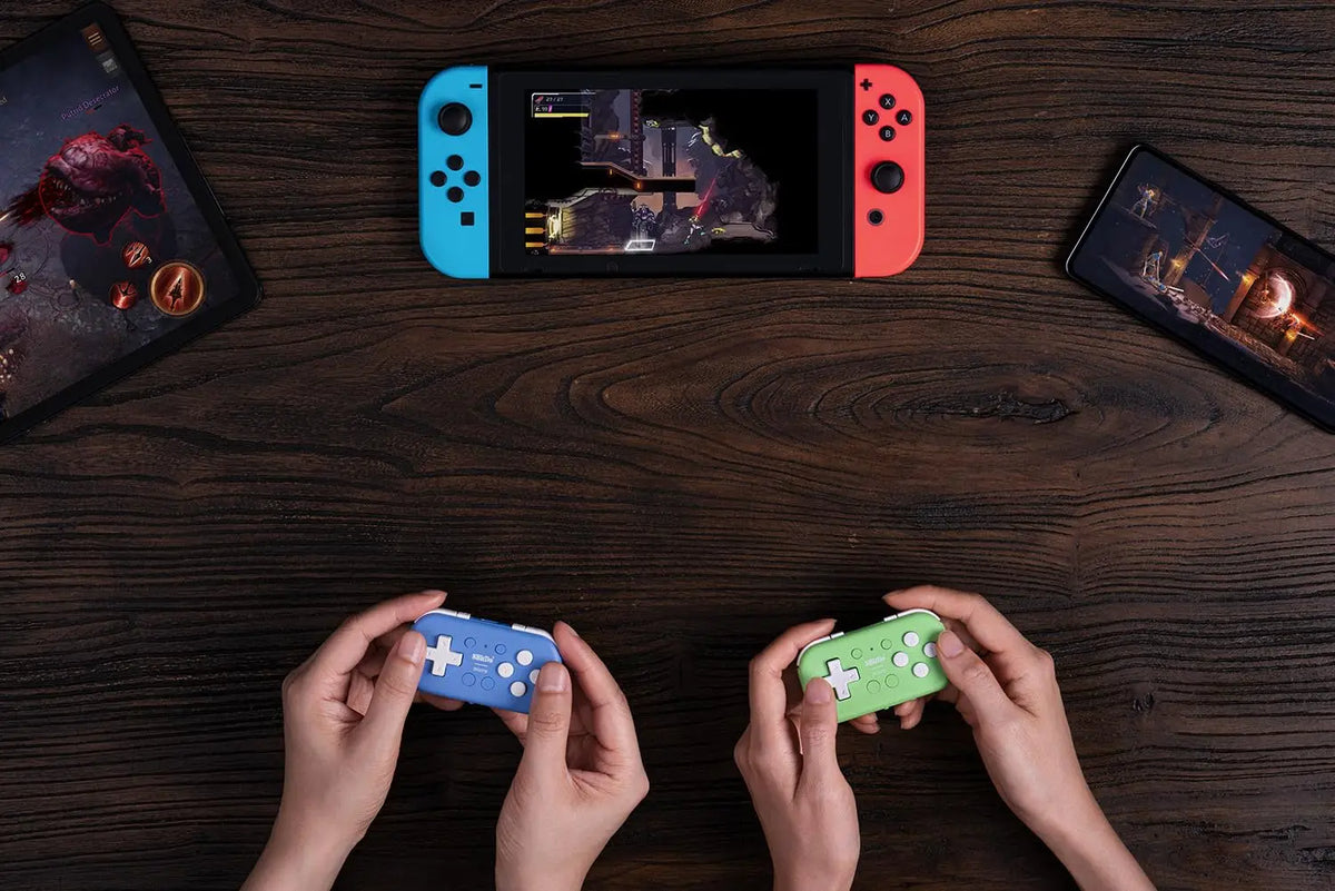 Gamepad Bluetooth 8BitDo Micro con modo de teclado