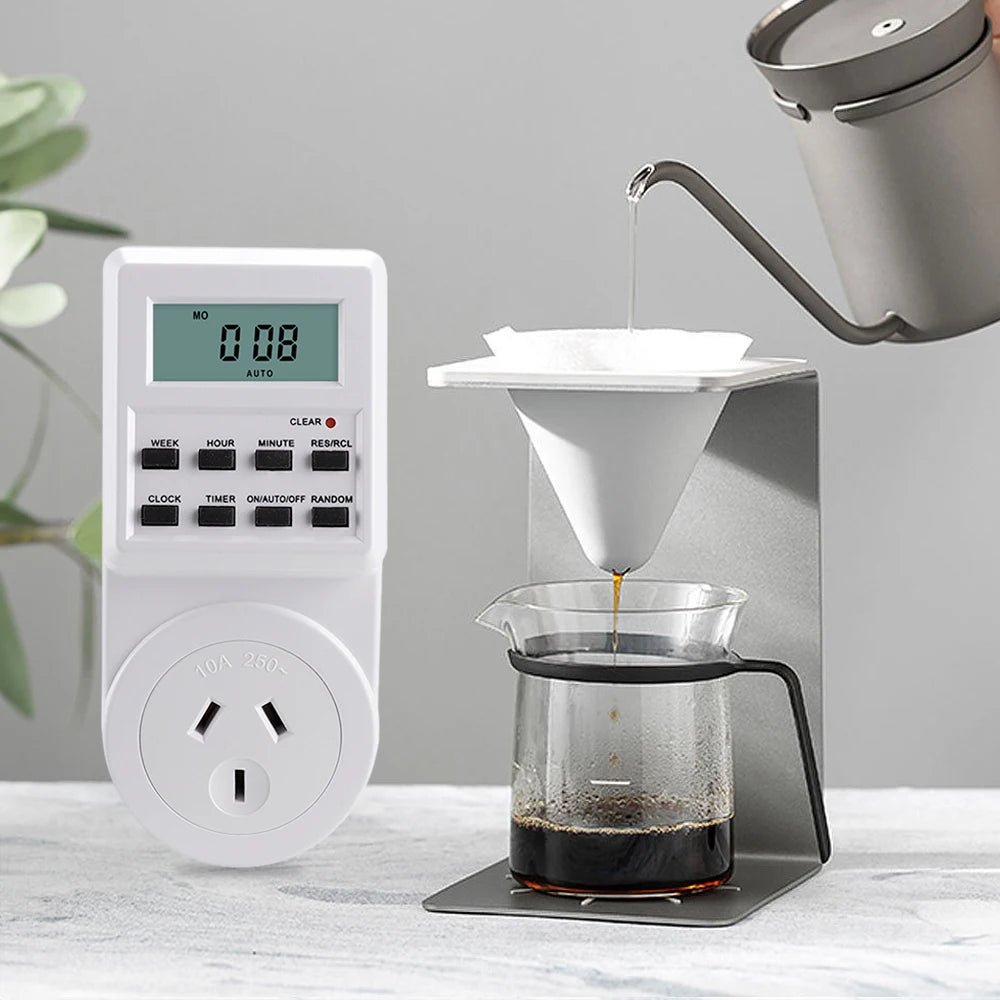 Digital Plug-In Outlet Timer, Regional Plug Options