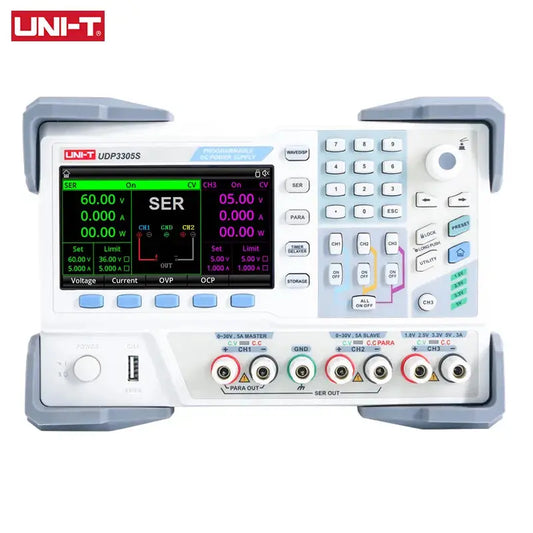 UNI-T UDP3305S-E UDP3305S Programmable Adjustable DC Power Supply Laboratory 30V 5A Voltage Regulator 4 Channels High Precision Spy-shop.com