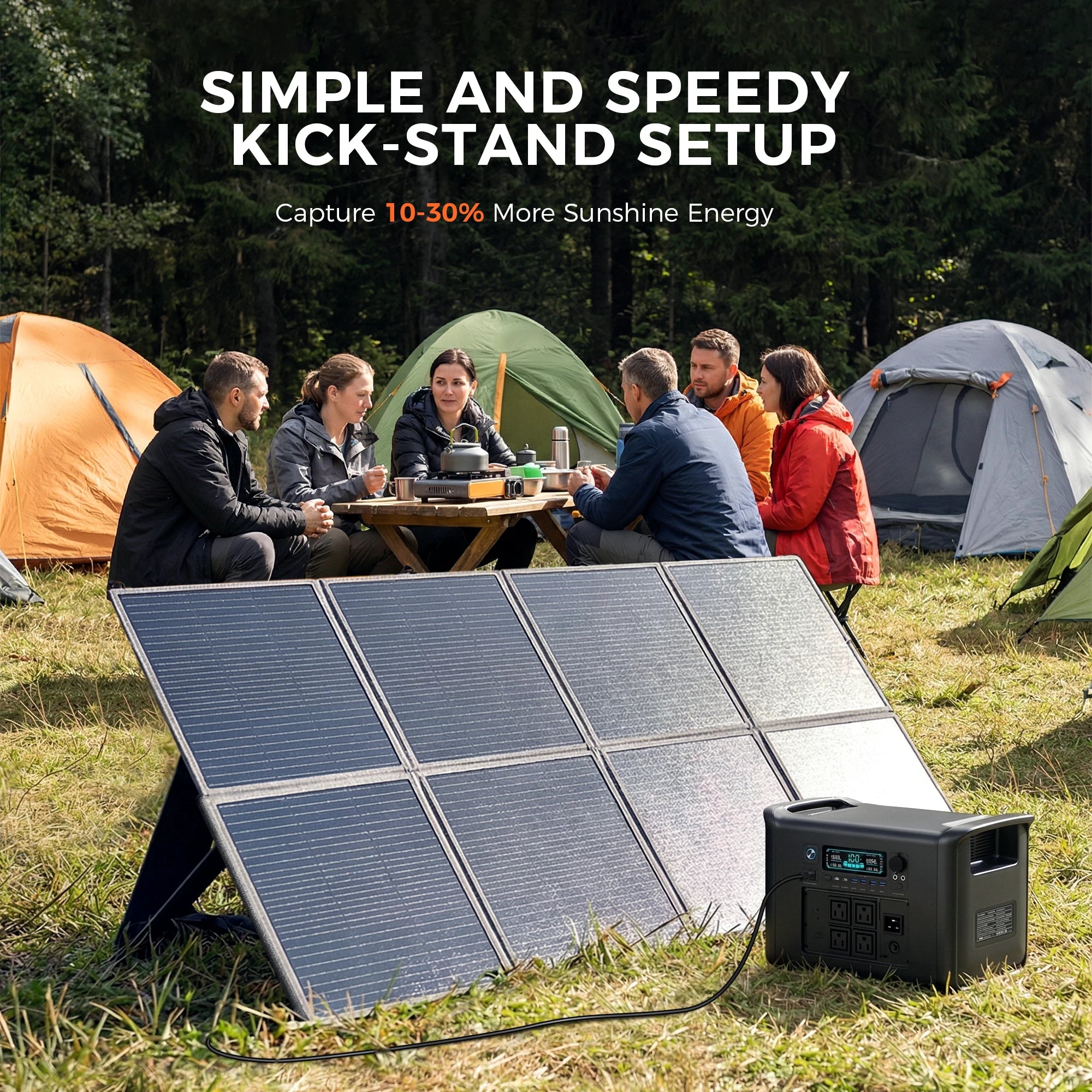 100W 200W 400W Foldable Solar Panel Portable Solar Charger