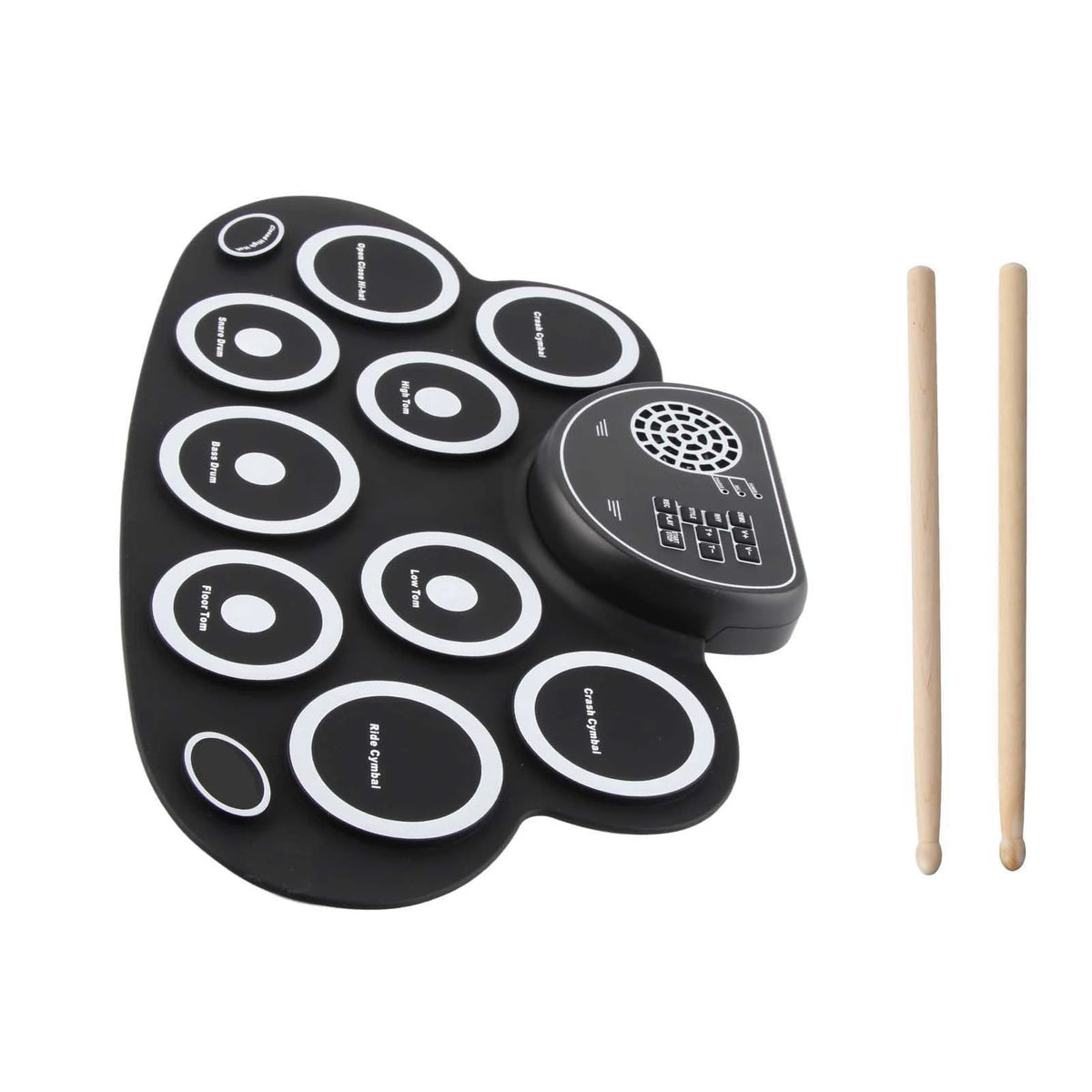Aufwickelbares elektronisches Schlagzeug-Pad-Set