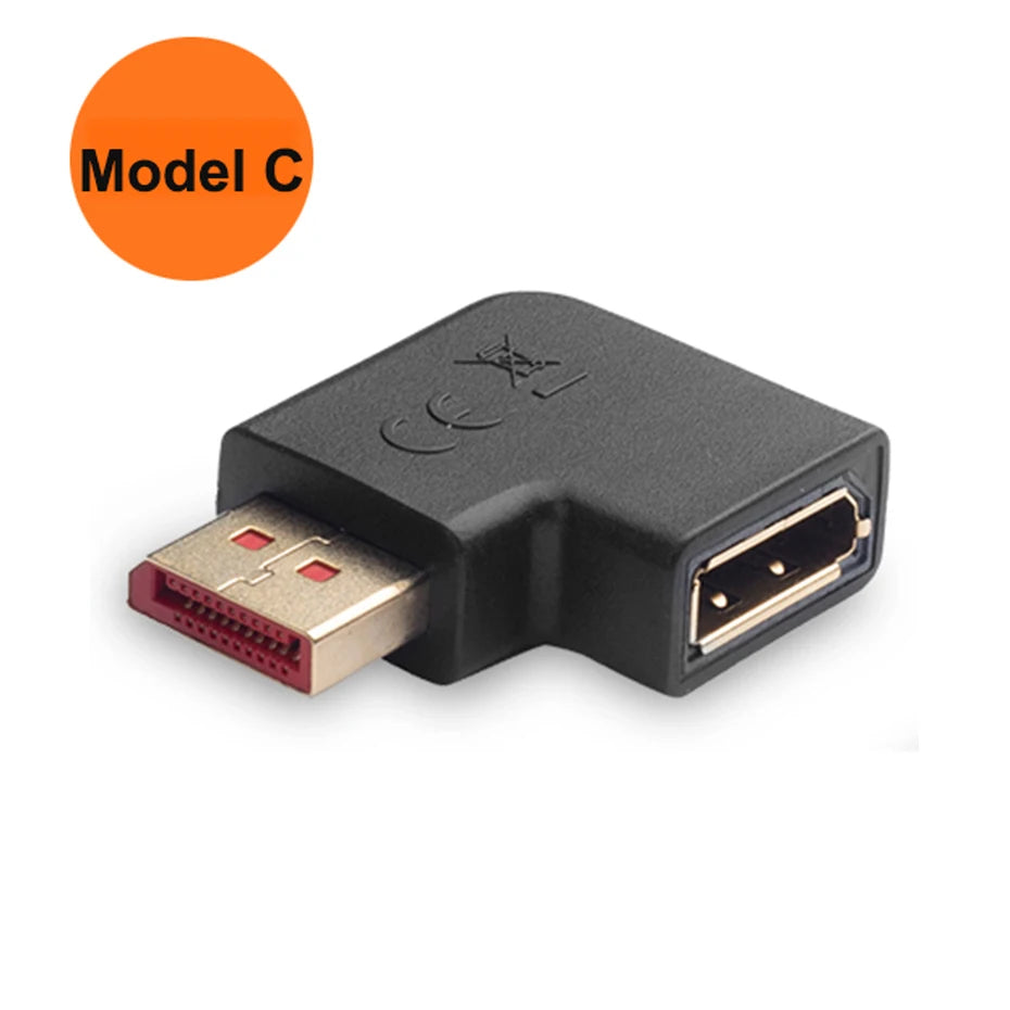 Zahnutý adaptér DisplayPort 1.4