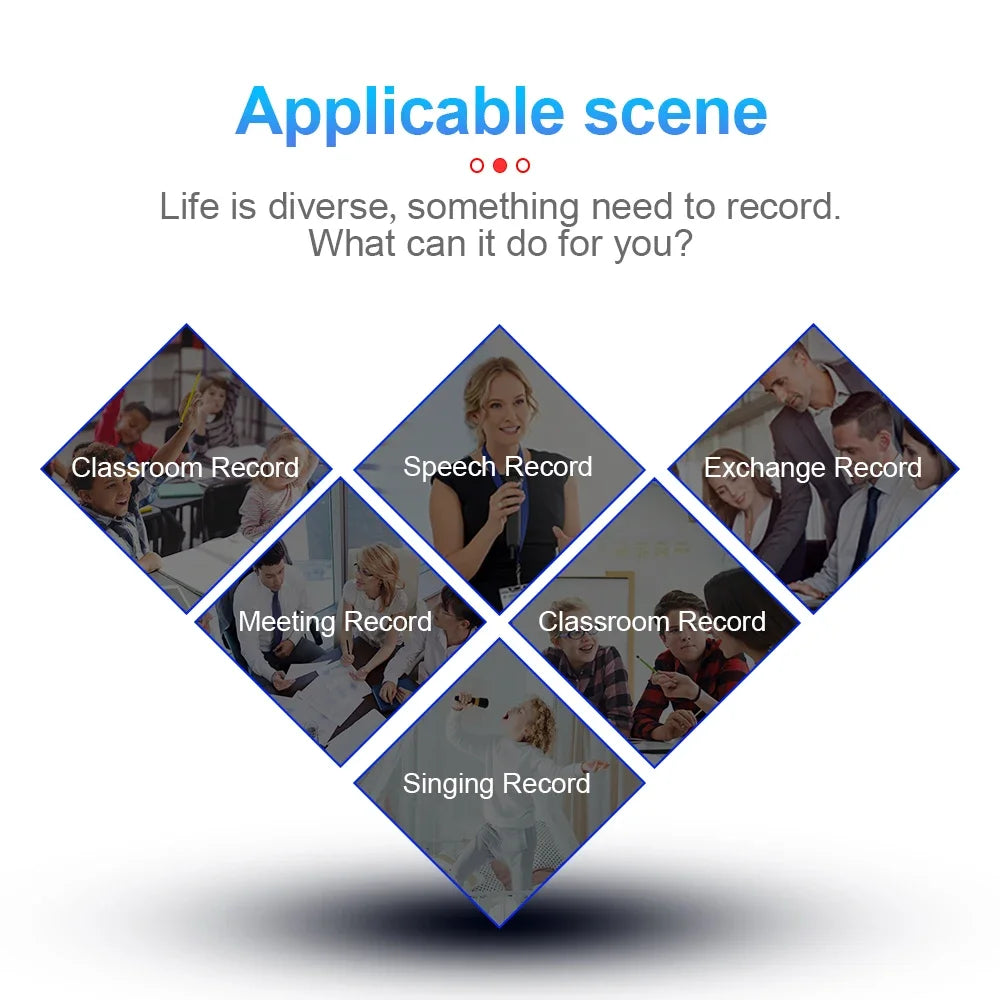 8-256GB Video Mini Camera Watch Audio Voice Recorder Bracelet USB Flash Driver Dictaphone Noise Reduce Sound Recording Wristband 