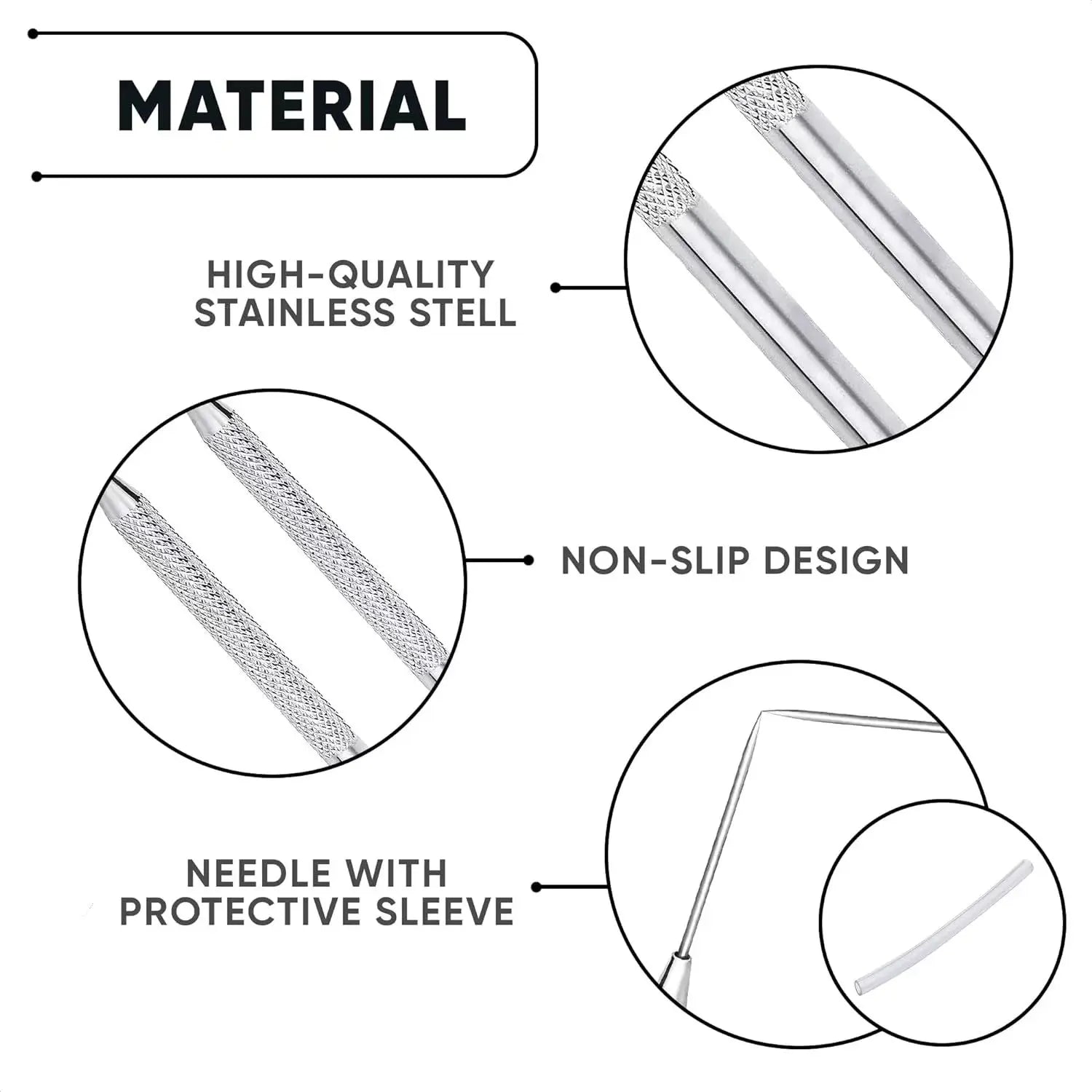 Clay Sculpting Needle & Texture Tool Set for Ceramics and DIY Craft