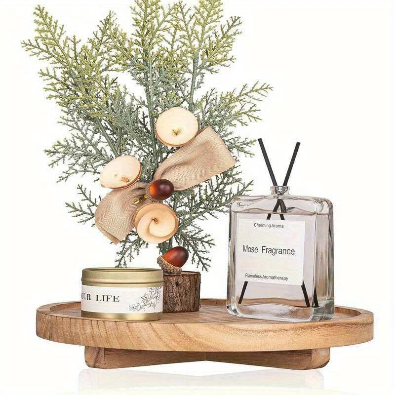 Wooden Countertop Storage and Display Tray
