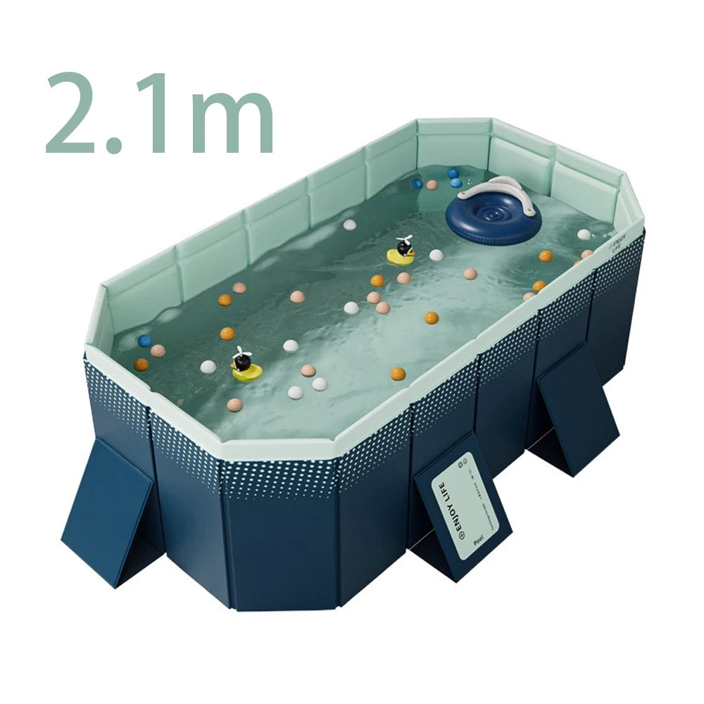Foldable Outdoor Pool for Family Summer Water Fun
