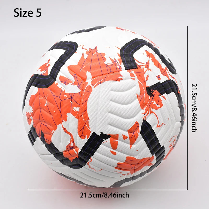 Soccer Balls Standard Size 5 Machine-Stitched Ball PU Material Sports League Outdoor Match Football Training Ball Futbol Voetbal 