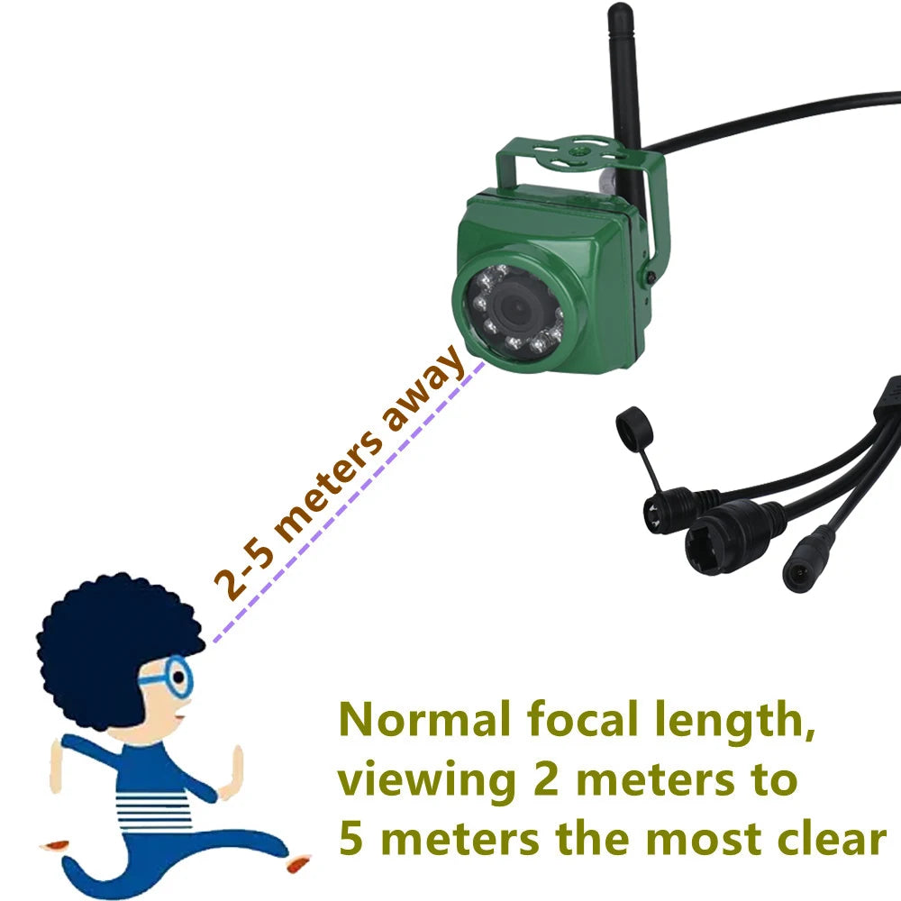5MP Wireless Outdoor Security Camera with Motion Detection