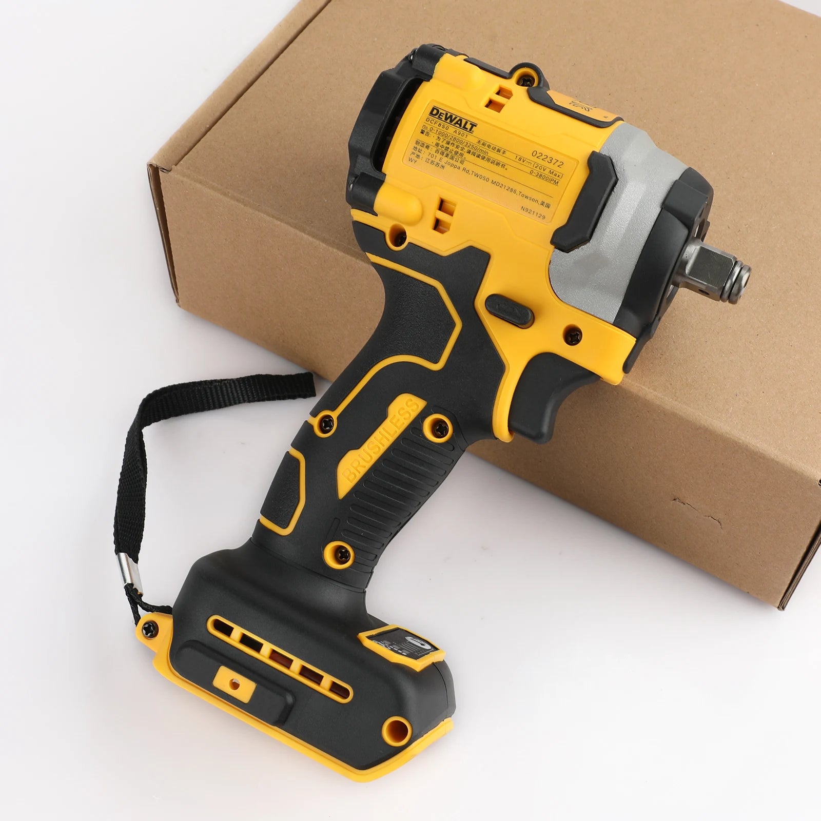20V Brushless Impact Driver, 1/4" Hex 3-Speed Cordless Power Tool