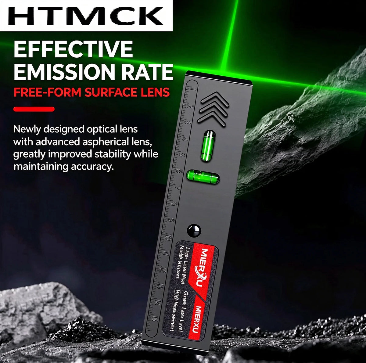 USB-C Cross-Line Laser Level - Beam Options