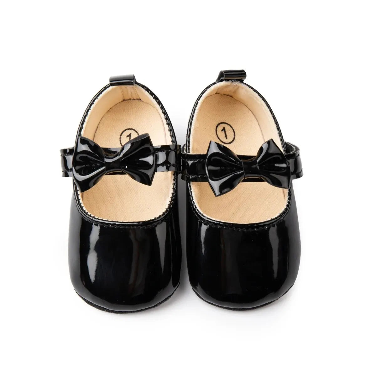 Baby Girl Dress Shoes with Bowknot Soft Sole Princess Style