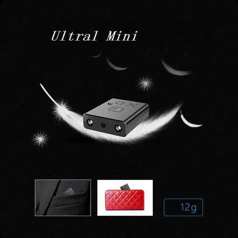 Mini caméra IP HD 1080P ultra compacte, WiFi portable, caméra vidéo, vision nocturne IR, anti-vol, sécurité domestique, enregistreur DVR, détection de mouvement