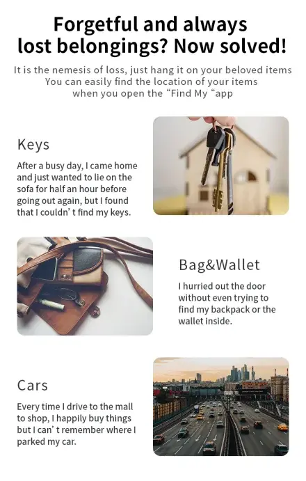 Security Bluetooth GPS Tag Based on iphone Find My app Anti-lose Tracker Sound Locate Message Reminder Alarm Key Finder Spy-shop.com