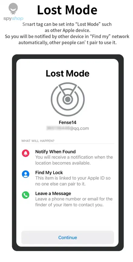 Security Bluetooth GPS Tag Based on iphone Find My app Anti-lose Tracker Sound Locate Message Reminder Alarm Key Finder Spy-shop.com